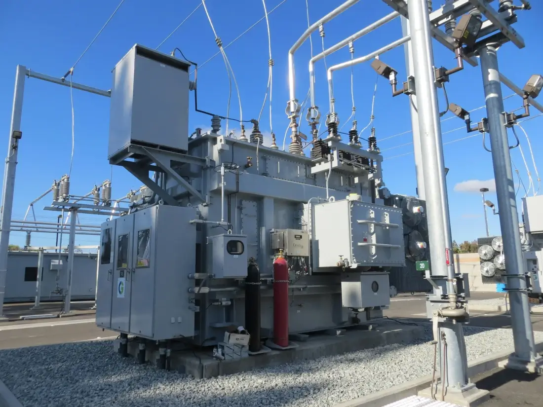Power substation transformer installation